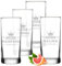 polar-effekt Lot de 4 verres à cocktail de 485 ml avec gravure personnalisée – Verres à cocktail avec nom – Le cadeau parfait – Idéal pour l'eau, les cocktails et le mojito