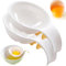 2Pcs Egg Separator Plastic Egg Yolk Separator Basketball Hoop Shape Egg White Separator with Handle Egg Sieve Extractor Kitchen Gadget Egg White Separator Egg Separators for Yolk Egg Separators Egg Yo