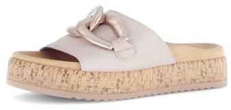 Gabor Damen Pantoletten, Frauen Slipper,Sommerschuhe,Sandalen,Freizeitschuhe,Schlupfschuhe,schluepfschuhe,Slides,Mules,Rouge/Puder,41 EU / 7.5 UK