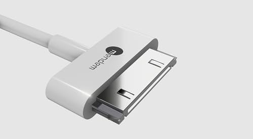mendem USB Ladekabel 30-Pin Daten- und Synchronisationskabel - Kompatibel mit iPhone 4/4S, iPhone 2G/3G/3GS, iPad 1/2/3, iPod - Robustes USB Kabel für Schnellladen und Datenübertragung (2 Meter)