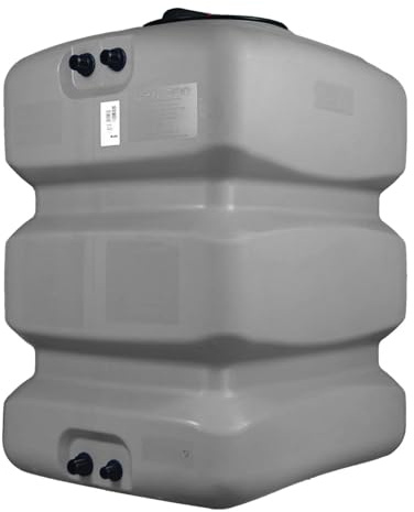 ELBI Tank 500 l, Regentonne, kompakt, grau, cpn500