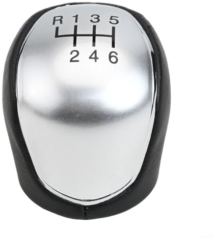 Emiif Pomo de palanca de cambios para vehículos Ford C Max Focus MK2 MK3 Kuga 5 6 velocidades (6 velocidades)