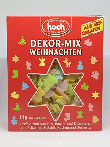 hoher weihnachtlicher Deko-Mix