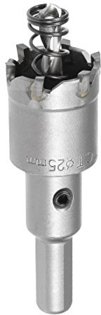 sourcing map Hartmetall Lochschneider, Lochsägen für 2mm Edelstahlblech Metall 25mm