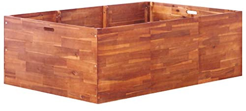 vidaXL Akazienholz Hochbeet 150x100x50cm Blumenkasten Frühbeet Pflanzkasten