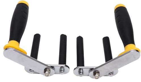 ULTECHNOVO 1 Pair Drywall Tools Carrier Portable Gypsum Board Lifter Handle Carry for Plywood Panel Plasterboard Glass Board