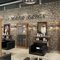 Friseur dreidimensionale 3D Ziegel Ziegel Muster Tapete Retro nostalgische Mode Friseursalon Hintergrund Wand Friseur Ziegel Tapete-braun