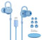 Neoflowcolor Lightning Headphones With Microphone, MFi Certified Noise Isolation Earbuds Compatible With iPhone 14 13 12 11 Pro Max X/XS Max/XR 8/P 7/P, Blue