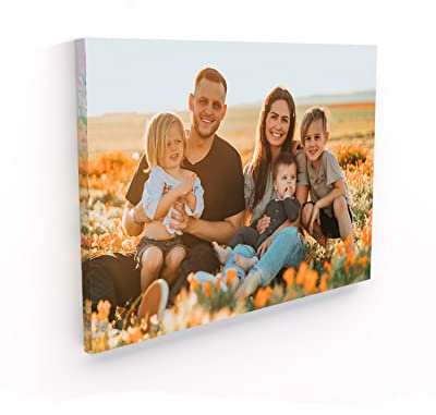 Panorama Ihr Foto auf Leinwand Benutzerdefinierte 70x50cm - Originelles Geschenk - Eigenes Hochformat auf Drucken Lassen - Ihr Fotodruck Selbstgestalten