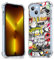 Fashion Pop Art for iPhone 13 Case,Cute Cartoon Pop Culture Case for Men Women,Unique Trendy Cool TPU Bumper Case for iPhone 13