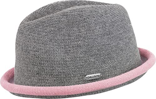CHILLOUTS Boston Hat, Verstellbarer Sonnenhut, Pork Pie Hut, L-XL, Unisex Hut, Quetschbar