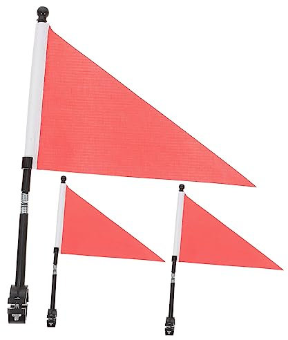 FUNOMOCYA Fahne Für Kinderfahrrad Klemmendesign Am Lenker Sicherheits-warnflagge Stabile Fahrradflagge Zum Radfahren