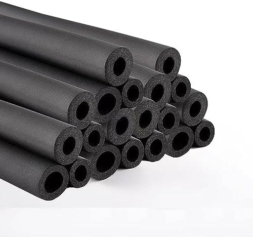 KAnduo Isolierschlauch PE Rohrisolierung 1.8m/2m Innendurchmesser 16mm-110mm T:20mm/30mm (ID20mm x T20mm x L2m)