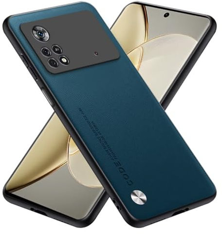 RankOne Coque Compatible avec POCO X4 Pro 5G (6.67), Etui en Silicone Housse - Saphir