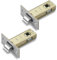 2 Set of 45mm Tubular Latch,Stainless Steel Bracket Sprung Lever Door Handles Tubular Latch,45mm Mortice Latch Polished Latch Designed for Internal Used of Sprung Lever Door Handles (no)