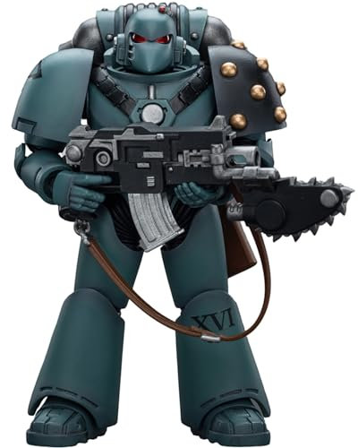 JOYTOY Warhammer 40K The Horus Heresy, JT9497 Sons of Horus Contemptor Dreadnought with Gravis Autocannon 1/18 Action Figur