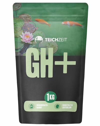 Teichzeit - GH+ Aufhärtesalz | Erhöhnung der Gesamthärte | Gezieltes Aufhärten im Fischteich & Gartenteich | 1kg