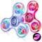 Gigilli Fidget Spinner 2 Pack,Party Favors LED Light Fidget Spinner Spielzeug für Kinder, Stressabbau Anti Angst sensorisches Spielzeug,Valentinstag Ostern Party Taschenfüller Geschenk,Rosa & Weiß