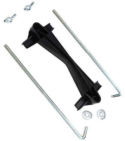 5in Battery Clamp 8in Hold Down Bolts Nuts Kit J Shape Hook Stable Universal Accessories Premium Adjustable Battery Hold Down Universal Adjustable Battery Crossbar with J Bolt