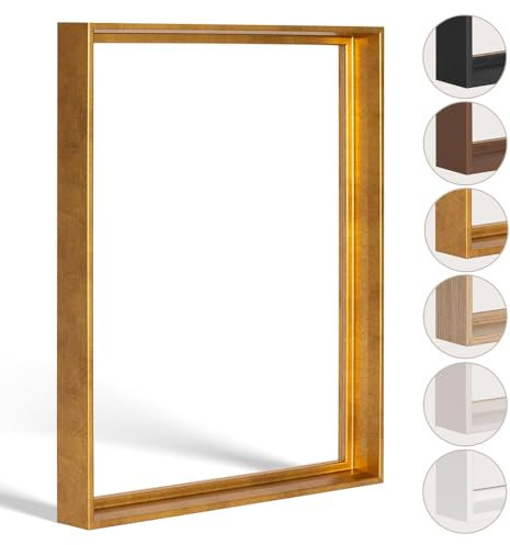 Haak Schattenfugenrahmen Flora in Blattgold 21x29,7cm (DIN A4)