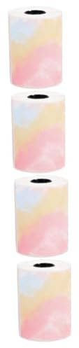 STOBOK 4rollen Roll Thermoetiketten Selbstklebende Wasserfeste Etiketten Für Adressierung Und Preisgestaltung Für Büro Und Versand