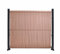 STOCKCLOTURE Kit occultation lamelle lattes PVC pour panneau grillage rigide brise vue-brise H 1m73 x 2m50 couleur bambou