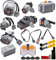 32Pcs Kit de fonction de puissance Moteur Batterie infrarouge-Télécommande Récepteur Train Vitesse réglable Pièces de moteur compatibles avec les pièces LEGO Technic