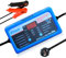 car battery charger 2Amp 8Amp12Amp adjustable Lead-acid battery Charger maintainer for Automotive Vehicles Motorcycle Lawn Mower Marine Snowmobile Powersports Cars