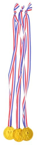 BESPORTBLE 12St Medaillen für aufblasbare Trophäe Medaillen-Kit für Dinge medaillen für kindermedaillen Medaillen verleihen Medaillen Plastik Golden