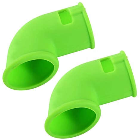 TOPPERFUN 2Stücke Silikon Dampfrohr für Druckkocher Hochtemperaturbeständig zu Reinigen für Dampfgarer und Reiskocher Effektive Dampfleitung für Sicheres