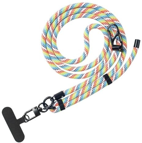 Flaroey Crossbody Phone Holder Halter Strap Neck Anti-Loss Anti-Drop Phone Case Strap Pad Strap Multicolor