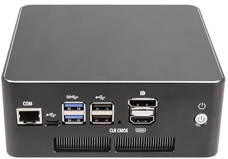 Firewall Appliance,Mini PC 2.5Gbe 6 Lan Port,Micro Router PC,i226 NICs,pentium-gold 7505,32GB DDR4 RAM 512GB SSD M.2 PCI-E X4,4K@60 Dual Display,OPNsense Appliance,Mini industrial Business Computers