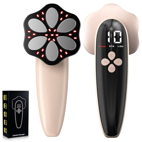 Cellulite Massagegerät Massage Anti Cellulite Handmassagegerät Mit 3 Modi, VerfüGt über 6 MassageköPfe mit GrößEren Bereichen für Bauch, Taille, Arme, Beine, Gesäß, Effektives Heben und Festigen