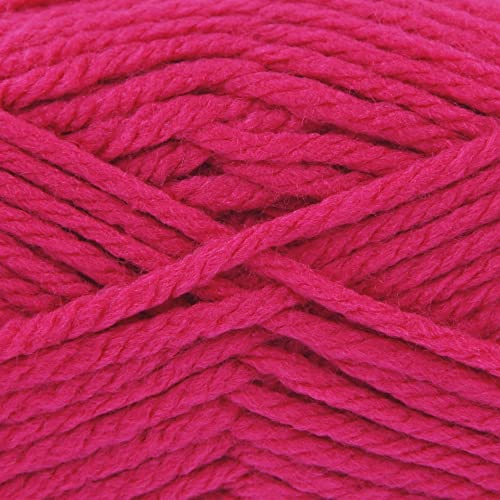 King Cole 641547 Big Value Super Chunky Fuchsia Yarn - 81M, 100g