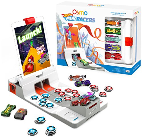 OSMO - Hot Wheels Mindracers Kit für iPad - Alter: ab 7 - Rennen Fahren mit einem echten Hot-Wheels-Auto auf dem Bildschirm