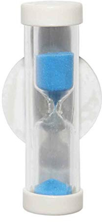 LOWENERGIE Minuteur de douche écologique à économie d'énergie ou de brossage des dents, étanche (1, 4 minutes bleu)