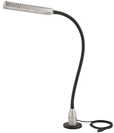 Bauer & Böcker LED Arbeitsleuchte Fluter - 950 Lumen, 10 Watt, Dimmbar, Aluminium, Wasserfest IP65, Schwanenhals, Magnetfuß - Made in Germany