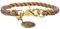 HUNTER List Halsung, Halsband für Hunde, Tau, Seil, Messing-Karabiner, Maritim, Beige, S-M