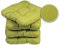 sunnypillow 4er Set Stuhlkissen 40x40 cm Bequeme 8cm Polsterauflage Auflage für Stühle/Bänke in Haus und Garten Sitzkissen Sitzauflage Gartenkissen viele Farben zur Auswahl Grün