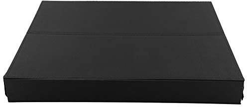 Dioche Espositore per Occhiali da Sole, Custodia Porta Occhiali con 18 Scomparti, Scatola per Esposizione per Occhiali Gioielli, Nero + Rosso, 47 * 37 * 6 cm