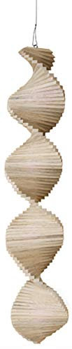 Windspiel Spirale aus Holz (ca. 80 cm)
