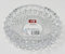 JRose Collections Round Glass Ashtray 12cm Heavy Duty Crystal Clear Decorative Ash Tray for Indoor and Outdoor Use Elegant Design Durable and Easy to Clean (JR1508)