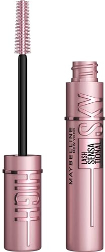 Maybelline Lash Sensational Sky High Washable Mascara Makeup, Volumizing, Lengthening, Defining, Curling, Multiplying, Buildable Formula, True Brown, 1 Count