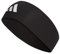 adidas Alphaskin Wide Fit Sports Headband, Black/White, One Size