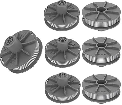 Ersatzfadenspule für Gardena 8846 8847, Fadenspule für Gardena Rasentrimmer Ersatzteile 5307-20 Rasentrimmerspulen Rasentrimmerfaden (7 Stück)