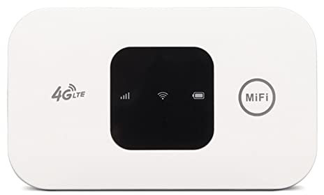 Yunseity Tragbarer Internet-Hotspot, 4G Wireless Portable WiFi Hotspot Router, 150 Mbit/S SIM-Karte Mobiler Hotspot Unterstützt Bis zu 10 WiFi-Benutzer für Reiseautobusse