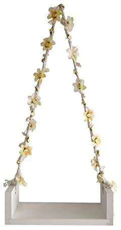 Fotografie Requisiten Holz Schaukelsitze Foto Hintergrund Requisiten Baby Fotoshooting Schaukel Sitz Sets Erste Fotosession Requisiten für Kinder Mädchen Jungen Baby, Kaffee