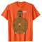 Tupac Offizielles Thug Life T-Shirt - Unisex Erwachsene, Orange, S