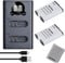Batmax 2Pcs EN-EL23 Battery and Battery Charger with USB Type C Port Compatible with Nikon Coolpix B700, P600, P610, P610s, P900, P900s, S810c Camera