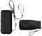 Amagogo Mini sombrilla de Viaje con Estuche, pequeña sombrilla compacta para el, Liviana y portátil, sombrilla a Prueba de Viento para, Negro